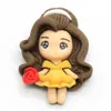 Kawaii Dos Desenhos Animados Princesa Plana De Volta Resina Scrapbooking Acessórios Menina Cabochões Cabelo enfeites 210804