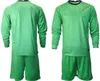 Anpassad 2021 Alla landslag Målvakt Soccer Jersey Män Långärmad målvakt Jerseys Kids GK Barn Fotbollskjorta Kit 43