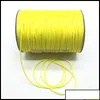 Cord & Wire Jewelry Findings Components 10 Meter/Lot 1.0Mm Waxed Thread String Strap Necklace Rope Bead For Making Diy Bracelet Drop Deliver