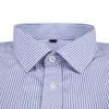 Plus große Größe 8XL 7XL 6XL 5XL 4XL Slim Fit Herren Business Casual Langarmhemd Klassisch gestreifte männliche Sozialhemden 220312