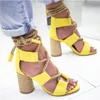 Pointed Fish Mouth Sandals Latest Summer Wedge 7CM Heel Hot Sale Woman Hemp Lace Up Women Platform Sandals