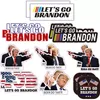 Let's Go Brandon Flags Aufkleber für Auto Trump Prank Biden PVC-Aufkleber 2022 FY3364