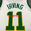 All embroidery 5 styles 11# IRVING 19 season white limited basketball jersey Customize men's women youth Vest add any number name XS-5XL 6XL Vest