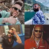 2021trend Thierry Rhevision hochwertiger Rechteck Acetat Miguelstreet Hip-Hop-Sonnenbrille Optische Rezeptlinse