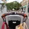 Kinderwagen-Teile-Zubehör, Haken, multifunktional, verstellbar, Organizer-Clip aus PU-Leder, geben Sie Ihre Hände frei, um Geldbörsen, Einkäufe, Wickeltaschen aufzuhängen, G