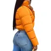 Women's Down Parkas Hirigin Fall Winter Solid Coat Puffer Jacket en Jassen voor Vrouwen Bubble Bovenkleding Bijgesneden Uitloper Extra grote kleding