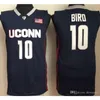 Nikivip Hommes Uconn Huskies College Maillots 15 Kemba Walker 10 Sue Bird 3 Diana Taurasi 30 Breanna Stewart 34 Ray Allen MARINE Maillots de basket-ball