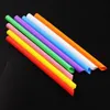 Pipet 50 Adet 19 cm Renkli Tek Kullanımlık Plastik Kalın Düğün Doğum Günü Partisi Dekoru Bar İçecek Aksesuarları