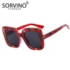 Gafas de sol cuadradas Retro de diseñador para mujer 2021, gafas de sol de verano Hipster con rayas de colores arcoíris brillantes de alta calidad, gafas de sol SP126