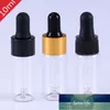 300 pçs / lote 10ml Glass Glotper Bottle Chá Refilable Árvore de Óleo Essential Aromaterapia Perfume Pipette