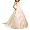 Gold Sequin Toddler Ball Gowns Girls Pageant Jewel Long Tail Formal Kids Party Gown Flower Girl Dresses For Weddings 403