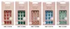 Partihandel Nails Art Fake Nail Tips False Tryck på Kista Med Lim Stick Designs Rensa Display Short Set Full Cover Artificial Square