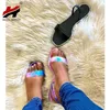 JIU/Женские летние тапочки NAN на плоской подошве MOUNTAIN, сандалии ручной работы, пляжные тапочки, повседневная обувь Y2 64