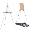 WACO Easel Stand Painting Artist Display Tripod for Event Cofffee Shop TableTop Aluminium Adjustable Height with an Carrying Bag 8356383