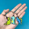 20PCS PVC high quality keychain fun Anime figure key ring fashion cartoon keyholder children Pendant Toy Gift party supplies G1018584965