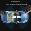 Araba DVR Araba HD DVR Çift Lens 1080 P Sürüş Kaydedici Gece Görünür Araba Temizle Ekran Çift Kamera Dash Cam