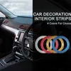 5M voiture style décoration intérieure autocollants bandes moulage porte bord universel moulures accessoires