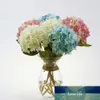 1 Bouquet Faux Artificial Dried Silk Flower Hydrangea Leaves Wedding Decoration Bonsai Stage Party Garden Home Decor