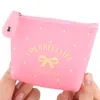 Beauté mignon silicone couleur bonbon pour les femmes fermeture éclair sac à main Silicone petit sac de gelée filles Mini porte-monnaie sac à main