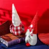 Jul Gnomes Plush Elf Dekorationer Handgjorda Skandinaviska Tomte Nordic Nisse Hem Hushåll Ornament PHJK2109