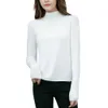 여성 티셔츠 MRMT 2021 디자이너 가을과 겨울 100 % 모달 면화 긴 소매 하프 하이 넥 슬림 여성 탑스 여성 Tshirt Women