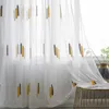 cortinas de gaze branca