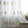 white gauze curtains