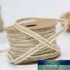 10mroll Jute Burlap Rolls Ruban Hessian With Lace Vintage Rustic Wedding Decoration Party Diy Crafts Christmas Gift Gift Packaging FA2010680