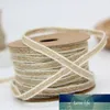 10 -mroll Jute Surlap Rolls Hessian Ribbon mit Spitze Vintage Rustikale Hochzeit Dekoration Party DIY Crafts Weihnachtsgeschenkverpackung FA9307106