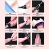 Nail Gel YinkizNail Set 54W Lampe Sèche-Perceuse Machine Manucure Kit Polygels Polonais Tremper Art Tools4104911