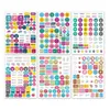 12 fogli Planner Sticker Adesivo 2 Gruppo mensile Calendari settimanali incoraggiano la pianificazione delle note di decorazione e adesivi del piano creativo