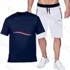 Mens Designer Tracksuits Summer Beach Fashion Seaside Holiday T Shirts and Shorts Sets Men's Clothing Luxury Designers Sporti257G