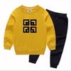 Högkvalitativ baby pojke kläder uppsättningar höst casual baby flicka kläder kostymer barn kostym sweatshirts + sportbyxor våren barn set