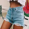 Mode Frauen Sommer Denim Shorts Jeans Hohe Taille Kurze Femme Push Up Skinny Slim Dropship 210719