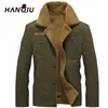 Winter Bomber Jacket Men Air Force Pilot MA1 Jacket Warm Male fur collar Mens Army Tactical Fleece Jackets Drop 211217