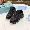 Herr Dam Fritidsskor Cloudbust Thunder Sneakers 19FW P Camouflage Capsule Series Skofärgsmatchning Öka plattformen Gummi Sneaker