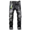 Designer jeans herenbroek linnen broek Hip Hop Heren Jeans Distressed Ripped Biker Slim Fit Motorcycle Denim voor heren