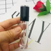 10/30/50/100 PCS 5ML ABS Lip Gloss Tube Empty Plastic Lip Balm Tubes With wand White Cap Lip glaze container cosmetic packing T200819