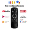 Mini -toetsenbord G7 Backlit Voice Search Smart Air Mouse Gyroscoop IR Leren 2.4G Wireless Remote voor Android TV Box