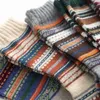 Men's Socks 5 Pairs Brand Winter Wool Thicken Sheep's Warm Men Retro Style Colorful Fashion Man For Snow Boots