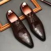 Sapatos de Brogue de Marca Italiana Calçados Homens Formal Negócios Sapatos Homens Oxford Elegante Couro Genuino Vestido de Couro Sapatos para Homens G12