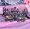 Feestmaskers 20 Lot Halloween Prom Cosplay Lace Vrouw Masque Masquerade Mask voor Venetian Ladies Carnival Sexy Silver