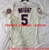 Gestikte David Wright Cool Base Jersey throwback jerseys Men Women Youth Baseball XS-5XL 6XL