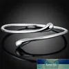 DOTEFFIL 925 Sterling Silver Goutte D'eau Bracelet Rempli Bracelet Bijoux De Mode Femmes Amour Saint Valentin Cadeau Prix Usine Expert Conception Qualité Dernier Style