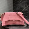 Girls shoulder crossbody bag Lady classic Hobos Fashion Messenger Bags Designer Cross-body pouch pink black white