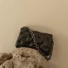 Bolsos de noche Diseñador Bolsos de cadena gruesa Bolso de mujer 2021 Grande Negro Mensajero de gran tamaño Retro Denim Acolchado Hombro Grande 314S