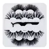 5 Pairs+Tweezer 25mm Faux Mink False Eyelashes Makeup Set Eye Lashes in 8 Styles RE500