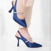 Jurk schoenen sexy vrouwen pompen dunne hoge hakken zomer elegante stijl casual schoenen voor vrouwen effen kleur bruiloft feestdames 220303