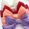 2021 Baby Girls Bowknot Princess Barrette Sweet Kids Candy Color Bow Fancy Haugh Clip Children Party Party Hair Pin ﾠ Hair Cancory C6830