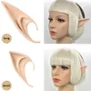 10Pairs Party Supplies Gullig Halloween Glöd i Dark Fairy Cosplay Anime Fake Elf Ears Props Pixie Kostym Påsk Dekoration Jul cosplay gåvor